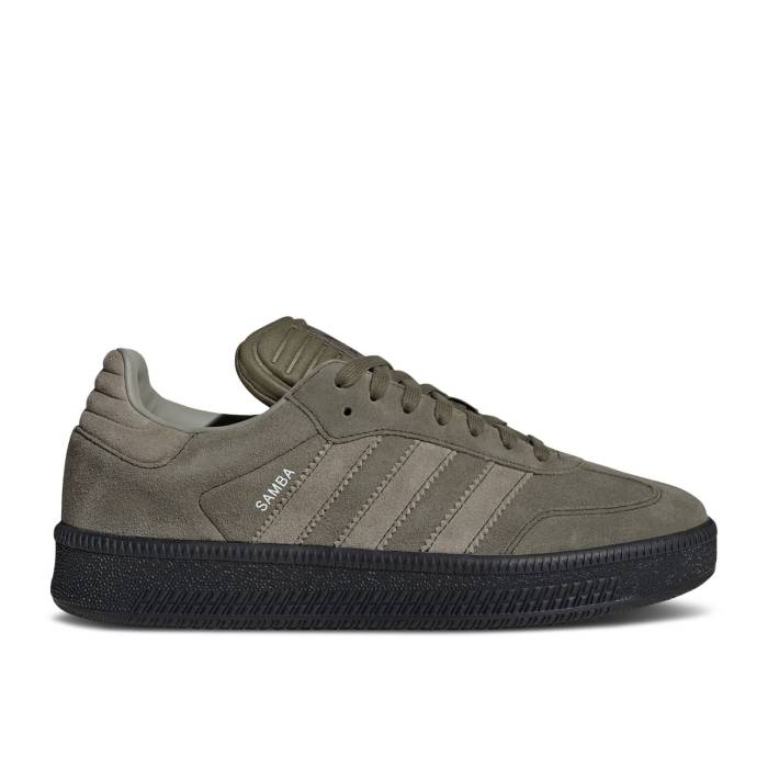 アディダス Adidas 【 Samba Xlg 'Olive Strata Silver Pebble' Men Olive Strata/Silver Pebble/Silver Pebble 】 サンバ Silver 銀色・シルバー メンズ olive オリーブ Silver 銀色・シルバー