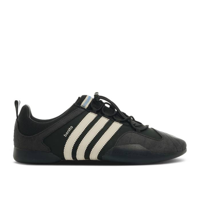 アディダス Adidas 【 Bad Bunny X Ballerina \u0027Black Chalk\u0027 Men Core Black/Chalk White/Carbon 】 女性バレエダンサー メンズ 中核グループ 黒いこと 黒いこと 白いこと 白いこと 炭素