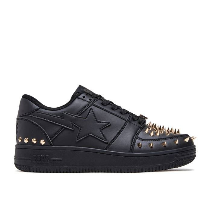 ベイプ Bape 【 Sta Studded \u0027Black\u0027 Men Black 】 メンズ 黒いこと 黒いこと