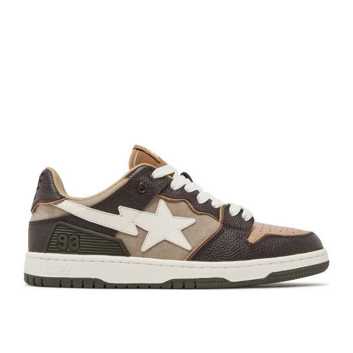 ベイプ Bape 【 Sk8 Sta 'Beige' Men Beige 】 メンズ ベージュ