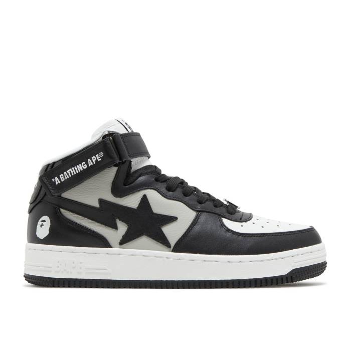 ベイプ Bape 【 Sta Mid \u0027Black\u0027 Men Black 】 ミッド メンズ 黒いこと 黒いこと