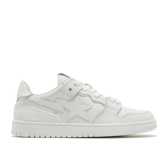 ベイプ Bape 【 Sk8 Sta #3 M1 \u0027White\u0027 Men White 】 メンズ 白いこと 白いこと