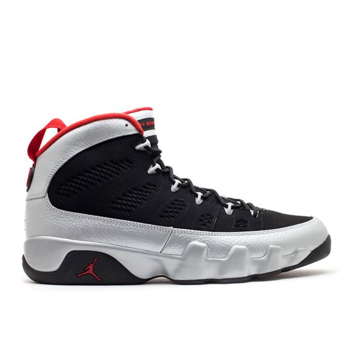 ナイキ　エアジョーダン Air Jordan 【 Jordan 9 Retro 'Johnny Kilroy' Men Black/Metallic Platinum-Gym Red 】 レトロ メンズ 黒色 ブラック Red 赤・レッド｜スニケス