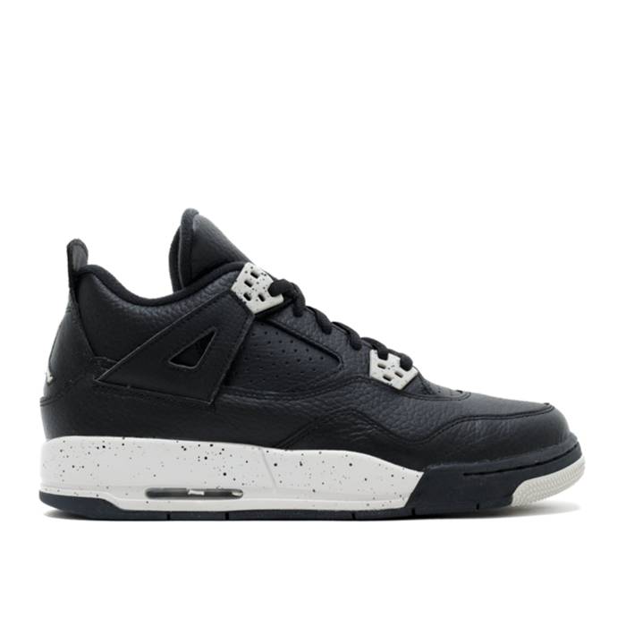 ナイキ エアジョーダン Air Jordan 【 Jordan 4 Retro Ls Gs 'Oreo' 2015 Youth Black/Tech Grey/Black 】 レトロ ジュニア キッズ 黒色 ブラック テック 灰色 グレー|スニケス