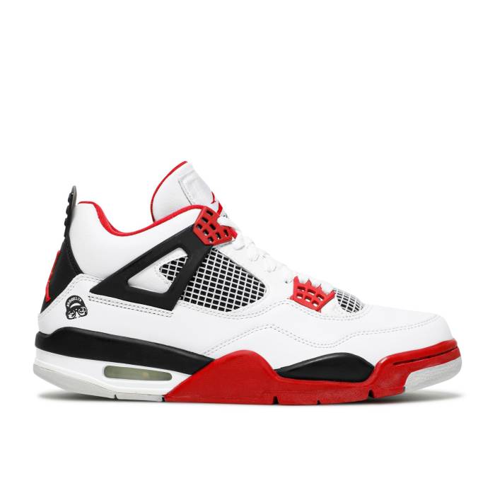 ナイキ エアジョーダン Air Jordan 【 Jordan 4 Retro Mars Blackmon Men White/Varsity Red/Black 】 レトロ メンズ 白色 ホワイト Red 赤・レッド 黒色 ブラック