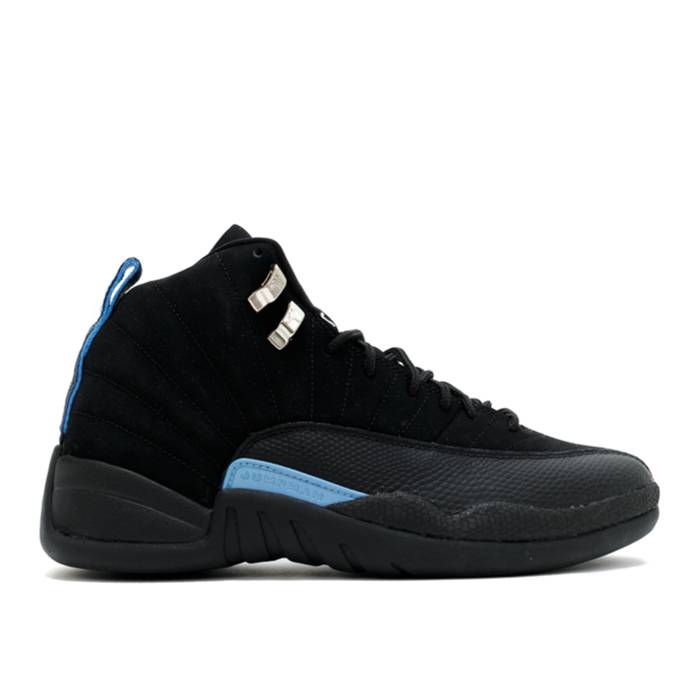 ナイキ エアジョーダン Air Jordan 【 Jordan 12 Retro \u0027Nubuck\u0027 2003 Men Black/White-University Blue 】 レトロ メンズ 黒いこと 黒いこと 青味 青み