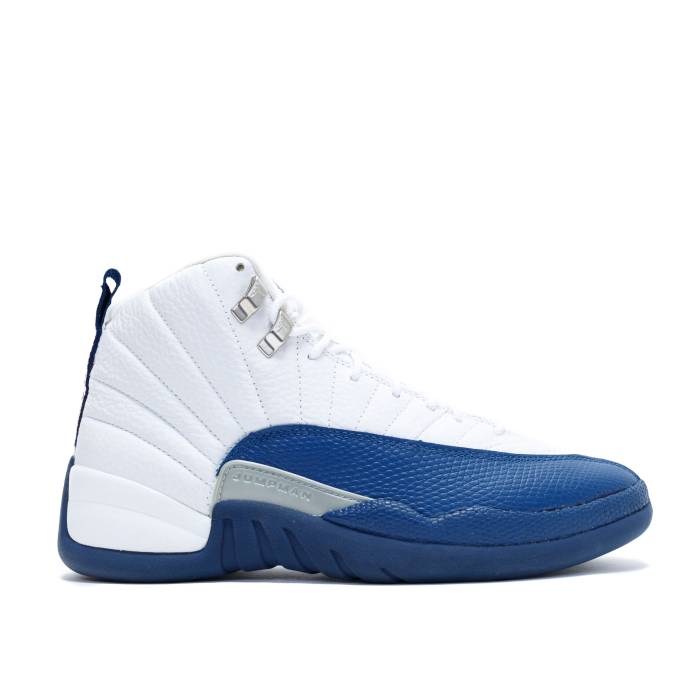 ナイキ　エアジョーダン Air Jordan 【 Jordan 12 Retro 'French Blue' 2004 Men White/French Blue-Metallic Silver-Varsity Red 】 レトロ メンズ 白色 ホワイト Red 赤・レッド