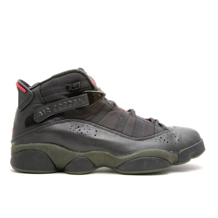 ナイキ　エアジョーダン Air Jordan 【 6 Rings Men Black/White-Dark Army-Varsity Red 】 リング メンズ 黒色 ブラック Red 赤・レッド
