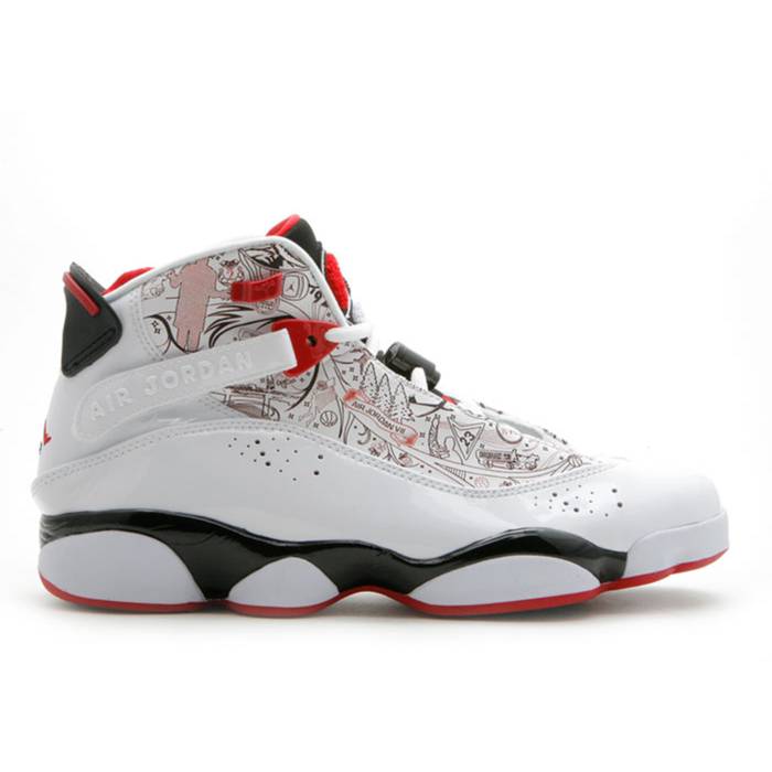 ナイキ エアジョーダン Air Jordan 【 6 Rings 'Portland' Men White/Varsity Red-Black 】 リング メンズ 白色 ホワイト|スニケス