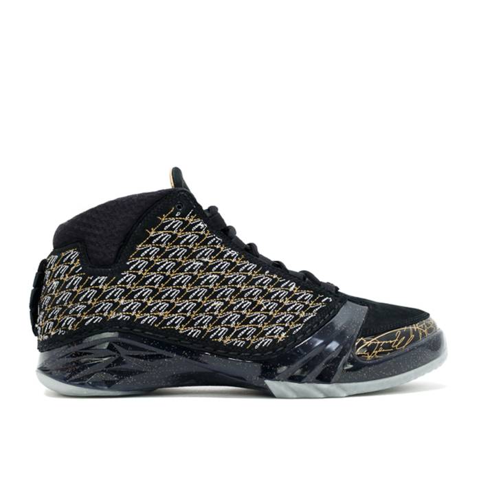 ナイキ エアジョーダン Air Jordan 【 Trophy Room X Jordan 23 Retro \u0027Black\u0027 Men Black/Black/Metallic Gold/Dark Grey 】 レトロ メンズ 黒いこと 黒いこと ゴールド 薄墨色 薄墨色