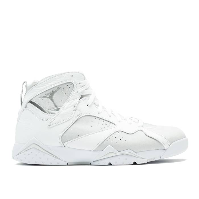 ナイキ エアジョーダン Air Jordan 【 Jordan 7 Retro \u0027Pure Money\u0027 Men White/Metallic Silver-Pure Platinum 】 レトロ メンズ 白いこと 白いこと Platinum プラチナム