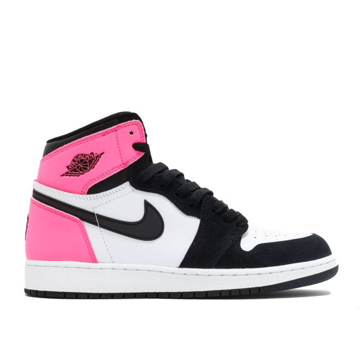 ナイキ エアジョーダン Air Jordan 【 Jordan 1 Retro High Gg \u0027Valentine\u0027s Day\u0027 Youth Black/Black-Hyper Pink-White 】 レトロ ご機嫌 お坊っちゃん キッズ 黒いこと 黒いこと
