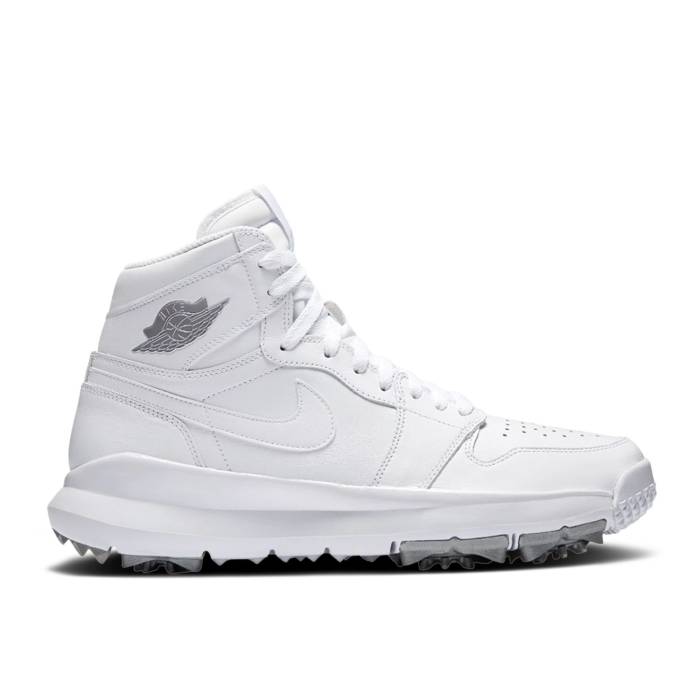 ナイキ エアジョーダン Air Jordan 【 Jordan 1 Golf 'White Metallic' Men White/Metallic Silver 】 golf ゴルフ メンズ 白色 ホワイト Silver 銀色・シルバー|スニケス