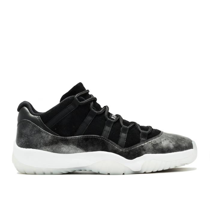 ナイキ エアジョーダン Air Jordan 【 Jordan 11 Retro Low Barons Men Black/Metallic Silver-White 】 レトロ メンズ 黒色 ブラック