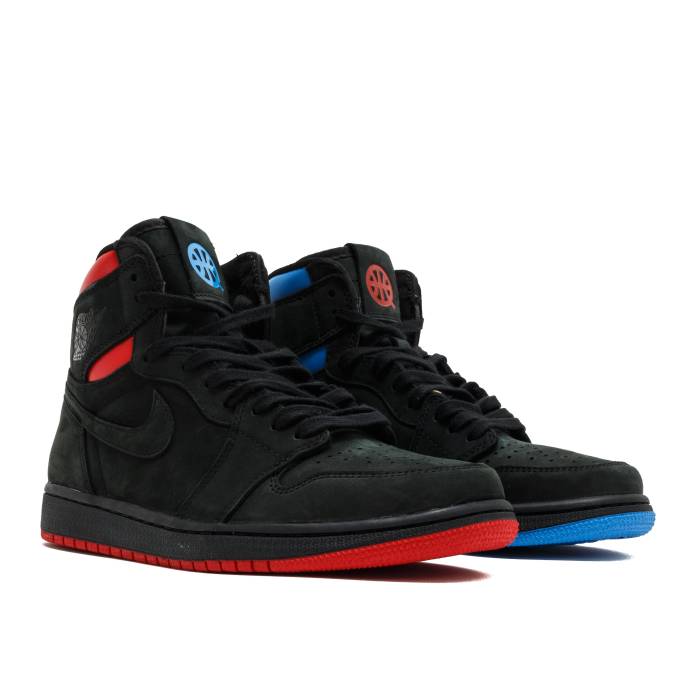 ナイキ エアジョーダン Air Jordan 【 Jordan 1 Retro High Og Quai 54 Men Black/Italy Blue-University Red 】 レトロ ハイ メンズ 黒色 ブラック Red 赤・レッド