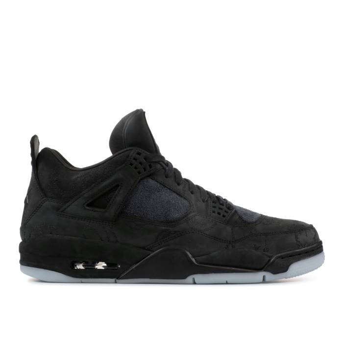 ナイキ エアジョーダン Air Jordan 【 Kaws X Jordan 4 Retro \u0027Black\u0027 Men Black/Black/Clear Glow 】 レトロ メンズ 黒いこと 黒いこと