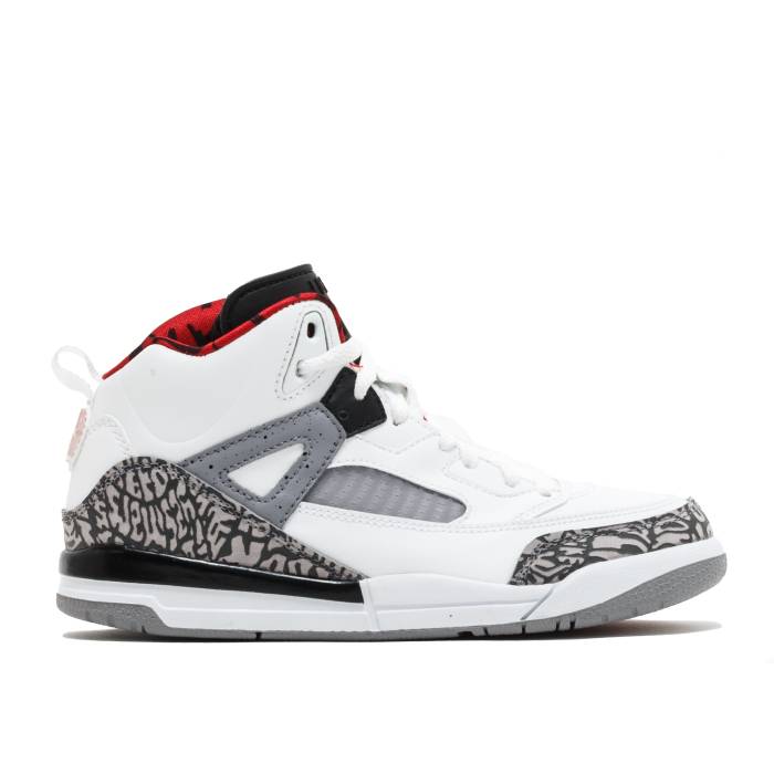 ナイキ エアジョーダン Air Jordan 【 Jordan Spizike Ps 'White Cement' Youth White/Varsity Red-Cement Grey 】 ジュニア キッズ 白色 ホワイト 灰色 グレー|スニケス