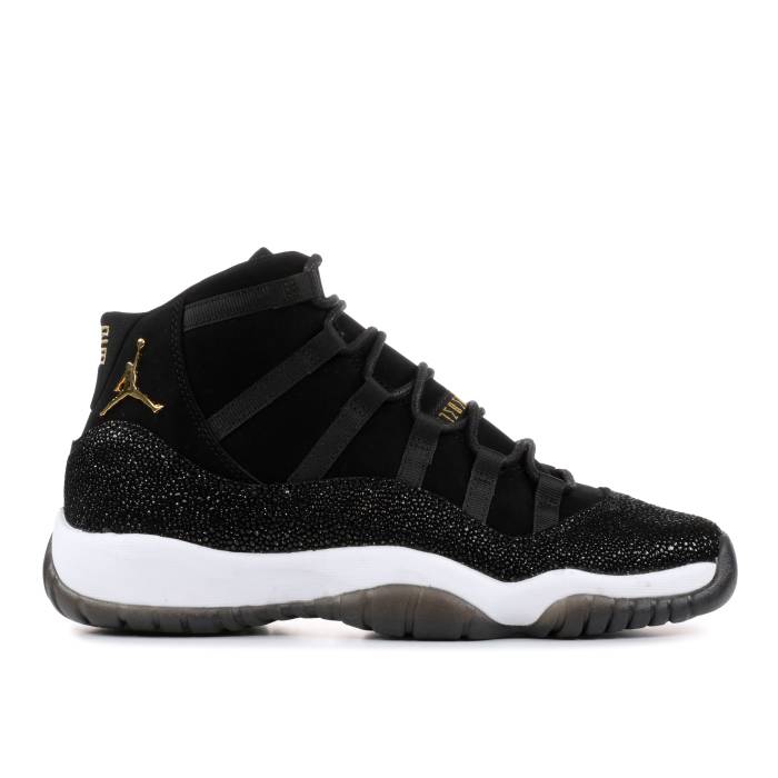 ナイキ エアジョーダン Air Jordan 【 Jordan 11 Retro Premium ガウス \u0027Heiress\u0027 Youth Black/Metallic Gold-White 】 レトロ Premium 割り増し金 お坊っちゃん キッズ 黒いこと 黒いこと