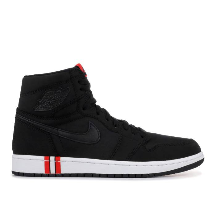 ナイキ エアジョーダン Air Jordan 【 Paris Saint-Germain X Jordan 1 Retro High Og \u0027Paris Saint-Germain\u0027 Men Black/Black-White-Challenge Red 】 レトロ ご機嫌 メンズ 黒いこと 黒いこと Red 赤・赤いこと