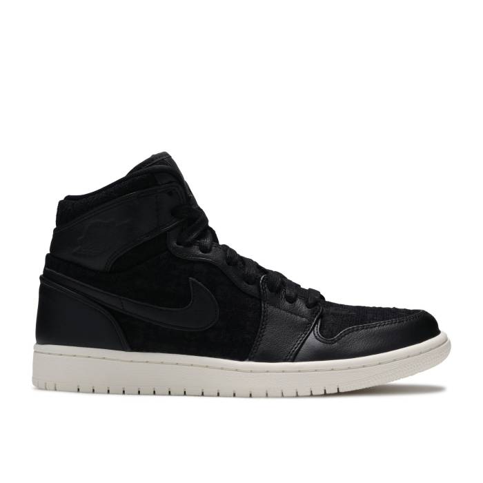 ナイキ エアジョーダン Air Jordan 【 Wmns Jordan 1 Retro High Premium \u0027Black\u0027 Women Black/Black 】 レトロ 御機嫌 Premium 割り増し金 レディース 黒いこと 黒いこと