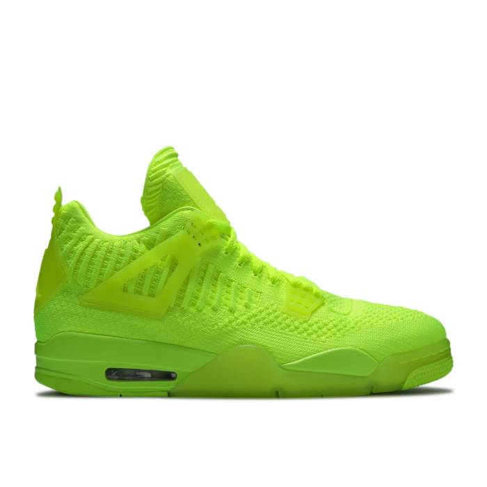 ナイキ エアジョーダン Air Jordan 【 Jordan 4 Retro Flyknit \u0027Volt\u0027 Men Volt/Volt/Volt 】 レトロ 飛球編み物 メンズ