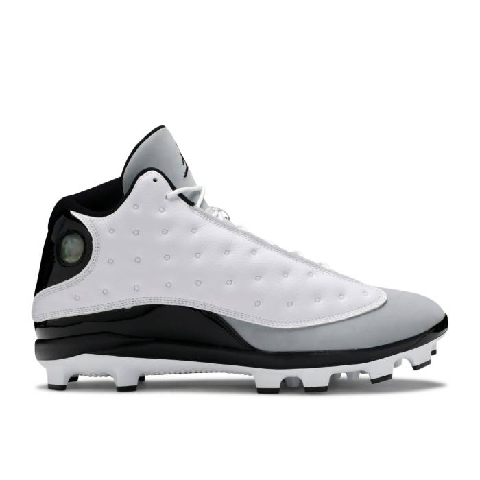 ナイキ エアジョーダン Air Jordan 【 Jordan 13 Retro Mcs \u0027Barons\u0027 Men White/Black/Wolf Grey/Black 】 13 サー青少年 レトロ メンズ 白いこと 白いこと 黒いこと 黒いこと 薄墨色 薄墨色