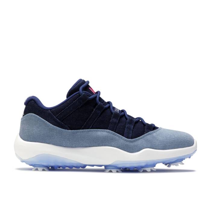 ナイキ エアジョーダン Air Jordan 【 Jordan 11 Low Golf 'No Denim Allowed' Men Blue Void/Blue Void-White 】 golf ゴルフ デニム メンズ 青色 ブルー|スニケス