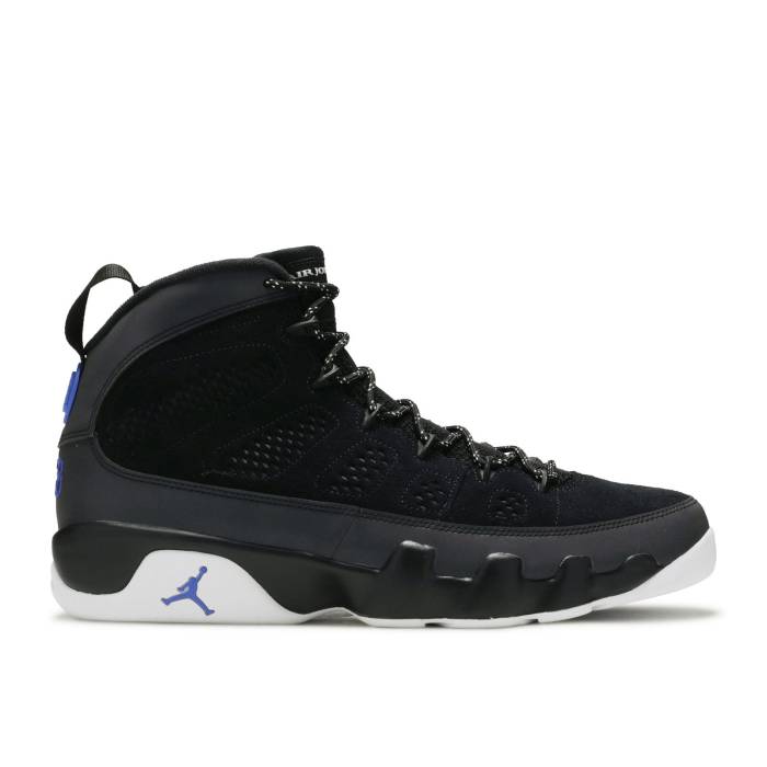 ナイキ　エアジョーダン Air Jordan 【 Jordan 9 Retro 'Racer Blue' Men Black/White-Racer Blue 】 レトロ メンズ 黒色 ブラック 青色 ブルー