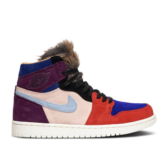 ナイキ エアジョーダン Air Jordan 【 Aleali May X Wmns Jordan 1 Retro High \u0027Court Lux\u0027 Sample Women Core Bordeaux/Sunset Tint/Rush Red/Light Armory Blue 】 レトロ ご機嫌 レディース 中核グループ rush 混雑時 Red 赤・赤いこと 青味