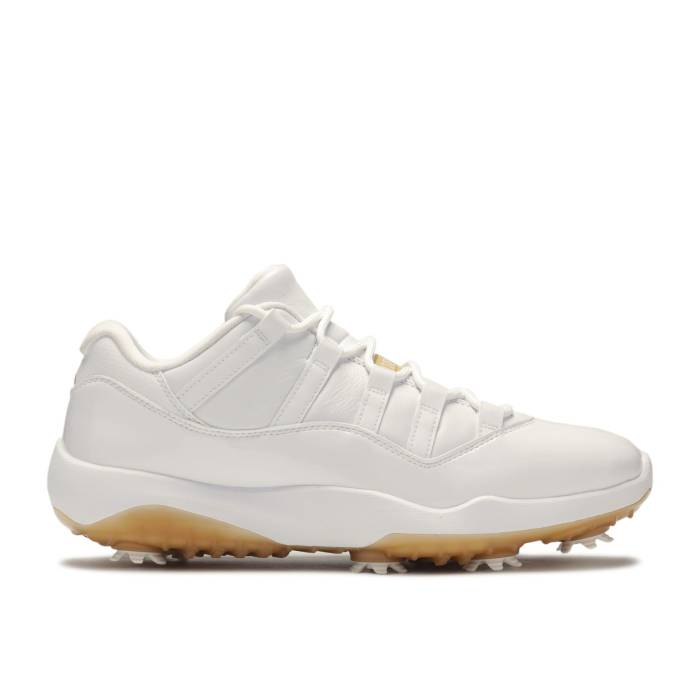 ナイキ エアジョーダン Air Jordan 【 Jordan 11 Low Golf \u0027Metallic Gold\u0027 Men White/Metallic Gold 】 golf ゴルフ メンズ 白いこと 白いこと ゴールド