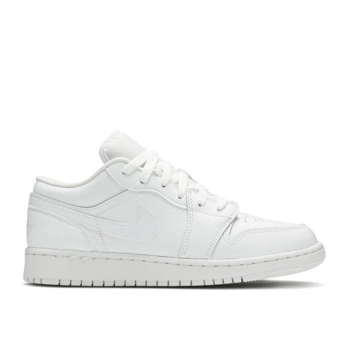ナイキ エアジョーダン Air Jordan 【 Jordan 1 Low Gs 'Triple White' Youth White/White/White 】 ジュニア キッズ 白色 ホワイト|スニケス