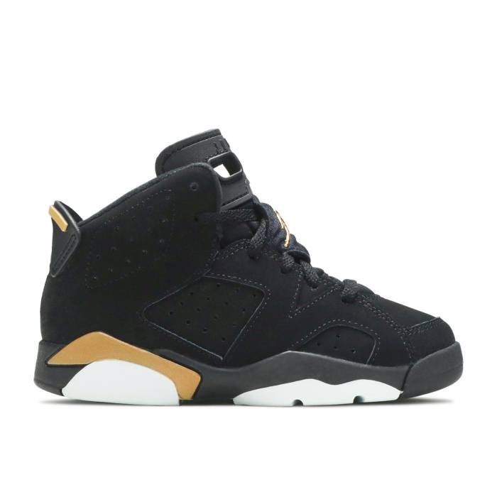ナイキ エアジョーダン Air Jordan 【 Jordan 6 Retro Se Ps 'Defining Moments' 2020 Youth Black/Metallic Gold 】 レトロ ジュニア キッズ 黒色 ブラック ゴールド|スニケス