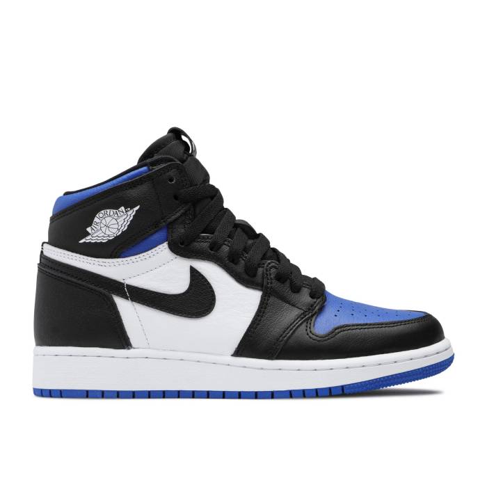 ナイキ エアジョーダン Air Jordan 【 Jordan 1 Retro High Og Gs Royal Toe Youth Black/White/Game Royal/Black 】 レトロ ハイ ジュニア キッズ 黒色 ブラック 白色 ホワイト Game ゲーム