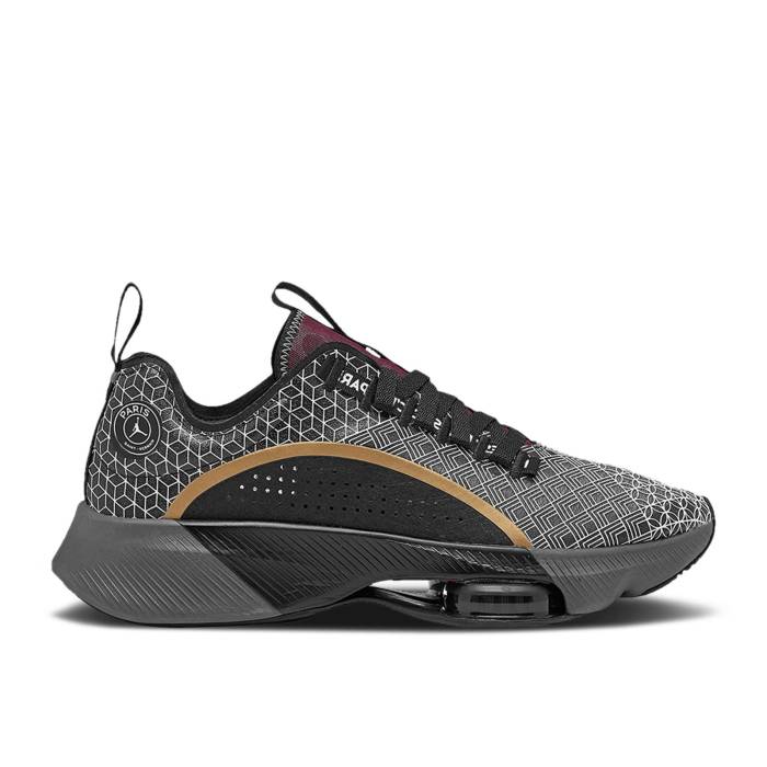 ナイキ エアジョーダン Air Jordan 【 Paris Saint-Germain X Jordan Air Zoom Renegade Black Bordeaux Men Black/Bordeaux/White/Metallic Gold 】 ズーム メンズ 黒色 ブラック 白色 ホワイト ゴールド