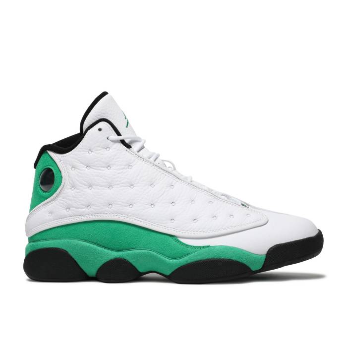 ナイキ エアジョーダン Air Jordan 【 Jordan 13 Retro \u0027Lucky Green\u0027 Men White/Black/Lucky Green 】 13 サー青少年 レトロ メンズ 白いこと 白いこと 黒いこと 黒いこと green 緑・緑であること スニーカー-メンズ靴-靴