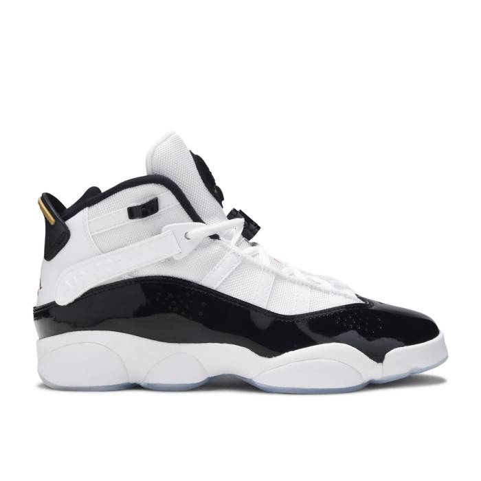 ナイキ エアジョーダン Air Jordan 【 Jordan 6 Rings Gs Defining Moments Youth White/Black/Ice/Metallic Gold 】 リング ジュニア キッズ 白色 ホワイト 黒色 ブラック ゴールド