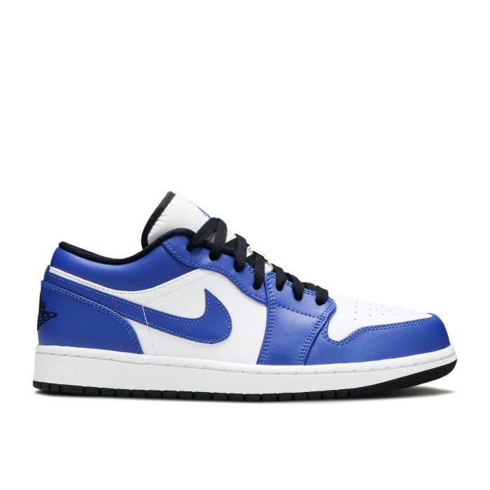 ナイキ エアジョーダン Air Jordan 【 Jordan 1 Low Game Royal Men White/Game Royal/Black 】 メンズ 白色 ホワイト Game ゲーム 黒色 ブラック