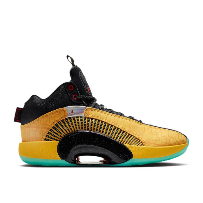 ナイキ　エアジョーダン Air Jordan 【 Jordan 35 'Dynasties' Men University Gold/Black/Chile Red 】 メンズ ゴールド 黒色 ブラック Red 赤・レッド