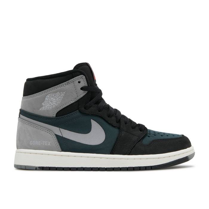 ナイキ エアジョーダン Air Jordan 【 Jordan 1 High Element Gore-Tex \u0027Black Particle Grey\u0027 Men Black/Chile Red/Particle Grey/Sail 】 ご機嫌 化学元素 ゴアテックス メンズ 黒いこと 黒いこと Red 赤・赤いこと 薄墨色 薄墨色