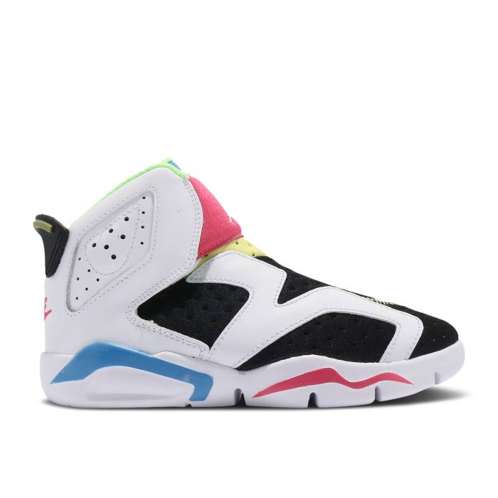 ナイキ エアジョーダン Air Jordan 【 Jordan 6 Retro Little Flex Ps Multi White Youth White/Ghost Green/Black/Coast 】 レトロ ジュニア キッズ 白色 ホワイト green 緑・グリーン 黒色 ブラック