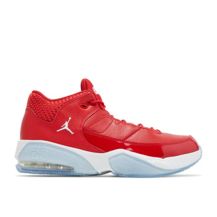 ナイキ エアジョーダン Air Jordan 【 Jordan Max Aura 3 \u0027University Red\u0027 Men University Red/White 】 マックス 佇まい メンズ Red 赤・赤いこと 白いこと 白いこと