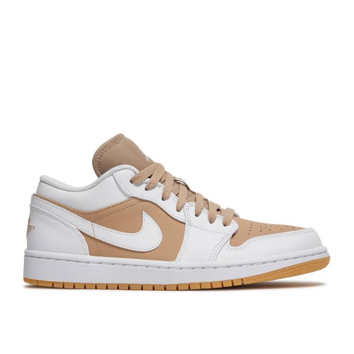 ナイキ エアジョーダン Air Jordan 【 Jordan 1 Low \u0027Hemp White\u0027 Men White/White/Hemp/Gum Yellow 】 メンズ 白いこと 白いこと yellow 黄味がかった・黄み スニーカー-靴-メンズ靴