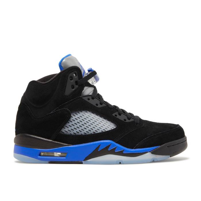 ナイキ エアジョーダン Air Jordan 【 Jordan 5 Retro \u0027Racer Blue\u0027 Men Black/Racer Blue/Reflective Silver 】 レトロ メンズ 黒いこと 黒いこと 青み 青色 Silver しろがね色・しろがね色