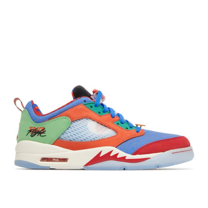 ナイキ エアジョーダン Air Jordan 【 Jordan 5 Retro Low \u0027Doernbecher 2022\u0027 Men Hyper Royal/Safety Orange/University Red 】 レトロ メンズ orange 橙・オレンジ色 Red 赤・赤いこと