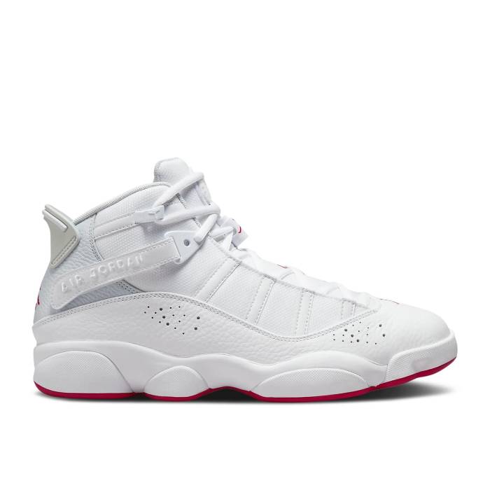 ナイキ エアジョーダン Air Jordan 【 Jordan 6 Rings \u0027White Mystic Hibiscus\u0027 Men White/Pure Platinum/Mystic Hibiscus 】 輪っか メンズ 白いこと 白いこと 純然たる Platinum プラチナム