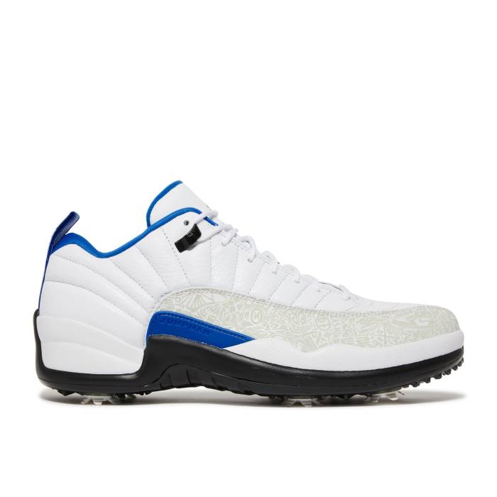 ナイキ エアジョーダン Air Jordan 【 Jordan 12 Low Golf \u0027White Game Royal\u0027 Men White/Game Royal/Black 】 golf ゴルフ Game 競り合い メンズ 白いこと 白いこと Game 競り合い 黒いこと 黒いこと