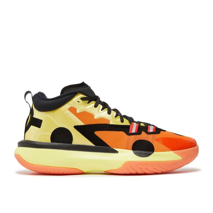 ナイキ エアジョーダン Air Jordan 【 Naruto X Jordan Zion 1 Sp Pf \u0027Kyuubi\u0027 Men Electric Yellow/Alpha Orange 】 メンズ yellow 黄味がかった・黄色 アルファ orange 橙・オレンジ色