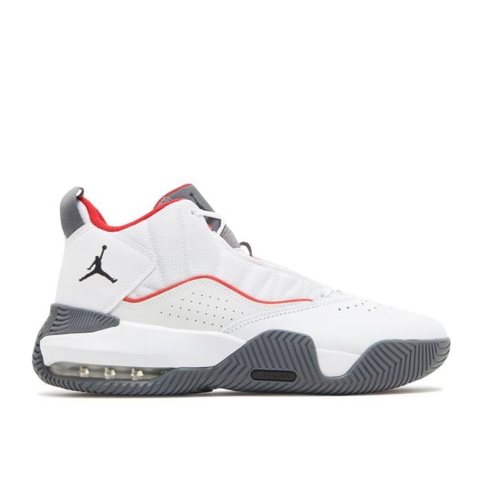 ナイキ エアジョーダン Air Jordan 【 Jordan Stay Loyal White Light Graphite Men White/Light Graphite/University Red/Black 】 メンズ 白色 ホワイト Red 赤・レッド 黒色 ブラック