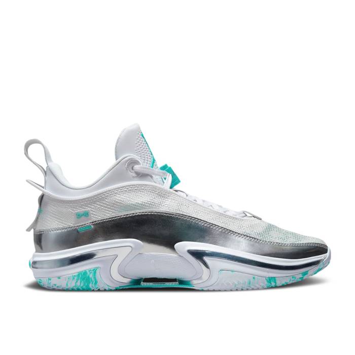 ナイキ エアジョーダン Air Jordan 【 Guo Ailun X Jordan 36 Low Pf \u0027White Hyper Jade\u0027 Men 】 メンズ