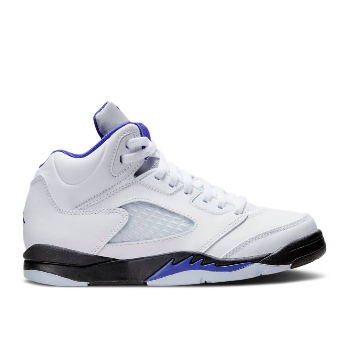 ナイキ エアジョーダン Air Jordan 【 Jordan 5 Retro Ps \u0027Concord\u0027 Youth White/Black/Dark Concord 】 レトロ 御坊っちゃん キッズ 白いこと 白いこと 黒いこと 黒いこと コンコルド・コンコード